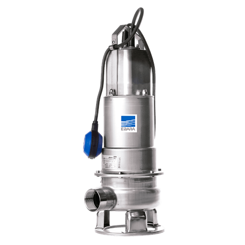 Bomba Submersivel Ebara DW M 1006 A 1,0Cv Rotor de 86,5mm Monofasico IP68 220/380V