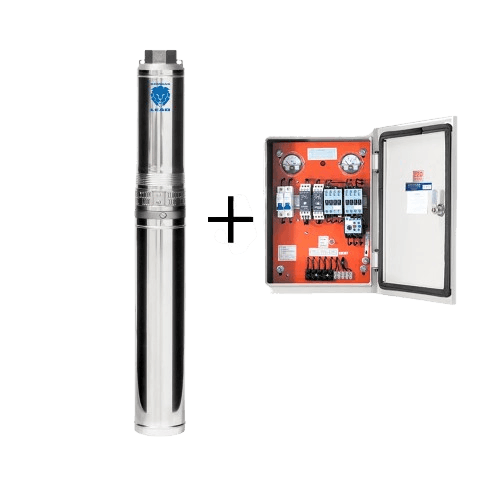 Bomba Submersa Leão 4" Polegadas 4R3RPA-19 1,5Cv 380V Trifasico Com Painel