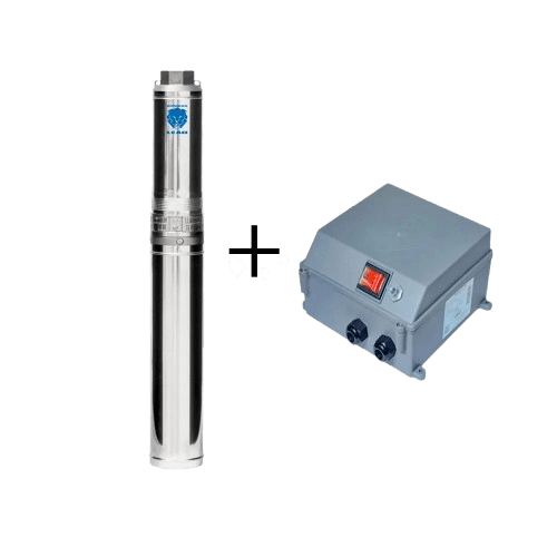 Bomba Submersa Leão 4" Polegadas 4R3IA-19 2Cv 220V Monofasico B25 Com Painel